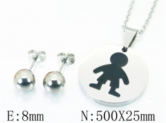 HY Wholesale 316L Stainless Steel Fashion jewelry Set-HY91S1069PU