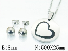 HY Wholesale 316L Stainless Steel Fashion Lover jewelry Set-HY91S1081PZ