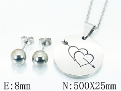 HY Wholesale 316L Stainless Steel Fashion Lover jewelry Set-HY91S1084PV