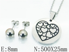 HY Wholesale 316L Stainless Steel Fashion Lover jewelry Set-HY91S1078PD