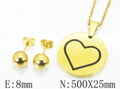 HY Wholesale 316L Stainless Steel Fashion Lover jewelry Set-HY91S1065HHR