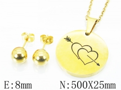 HY Wholesale 316L Stainless Steel Fashion Lover jewelry Set-HY91S1067HHC