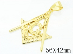 HY Wholesale 316L Stainless Steel Jewelry Popular Pendant-HY15P0497HIW