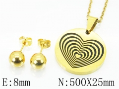 HY Wholesale 316L Stainless Steel Fashion Lover jewelry Set-HY91S1063HHY