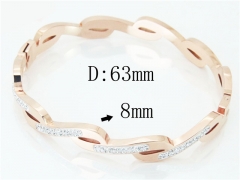 HY Wholesale Stainless Steel 316L Fashion Bangle-HY19B0691HPA