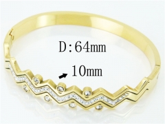 HY Wholesale Stainless Steel 316L Fashion Bangle-HY19B0684HPE