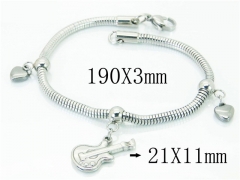 HY Wholesale 316L Stainless Steel Charm Bracelets-HY62B0419OQ