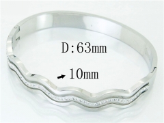 HY Wholesale Stainless Steel 316L Fashion Bangle-HY19B0686HLS