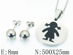 HY Wholesale 316L Stainless Steel Fashion jewelry Set-HY91S1070PY