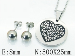 HY Wholesale 316L Stainless Steel Fashion Lover jewelry Set-HY91S1077PS
