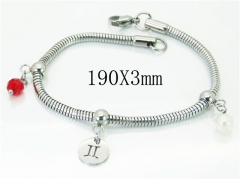 HY Wholesale 316L Stainless Steel Charm Bracelets-HY62B0401MLQ