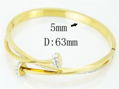 HY Wholesale Stainless Steel 316L Fashion Bangle-HY19B0678HOR