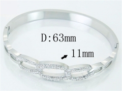 HY Wholesale Stainless Steel 316L Fashion Bangle-HY19B0695HMX