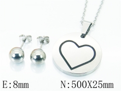 HY Wholesale 316L Stainless Steel Fashion Lover jewelry Set-HY91S1082PX