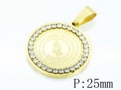 HY Wholesale 316L Stainless Steel Jewelry Popular Pendant-HY12P1094MA