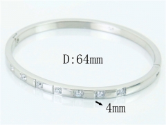 HY Wholesale Stainless Steel 316L Fashion Bangle-HY14B0219HHQ