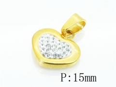 HY Wholesale 316L Stainless Steel Jewelry Popular Pendant-HY12P1106JLD