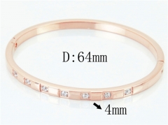 HY Wholesale Stainless Steel 316L Fashion Bangle-HY14B0221HJS