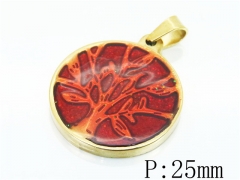 HY Wholesale 316L Stainless Steel Jewelry Popular Pendant-HY12P1095ML