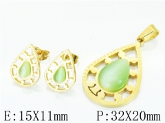 HY Wholesale 316L Stainless Steel Fashion jewelry Set-HY12S0993LL