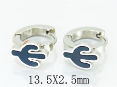 HY Stainless Steel 316L Huggie Hoop Earrings-HY60E0437JQ