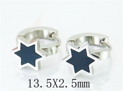 HY Stainless Steel 316L Huggie Hoop Earrings-HY60E0440JE