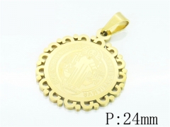 HY Wholesale 316L Stainless Steel Jewelry Popular Pendant-HY12P1097KG