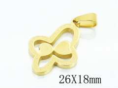HY Wholesale 316L Stainless Steel Jewelry Popular Pendant-HY12P1103JL