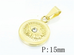 HY Wholesale 316L Stainless Steel Jewelry Popular Pendant-HY12P1107JLD