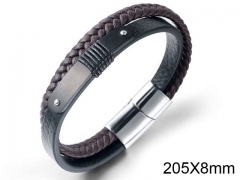 HY Wholesale Jewelry Fashion Bracelets (Leather)-HY0011B193
