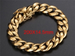 HY Wholesale Steel Stainless Steel 316L Bracelets-HY0011B229