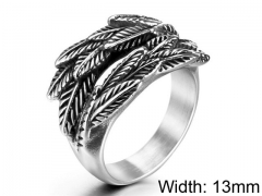HY Wholesale 316L Stainless Steel Rings-HY0011R318