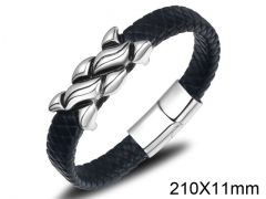 HY Wholesale Jewelry Fashion Bracelets (Leather)-HY0011B156