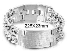 HY Wholesale Steel Stainless Steel 316L Bracelets-HY0011B296