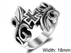HY Wholesale 316L Stainless Steel Rings-HY0011R417