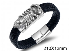 HY Wholesale Jewelry Fashion Bracelets (Leather)-HY0011B135