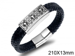 HY Wholesale Jewelry Fashion Bracelets (Leather)-HY0011B199