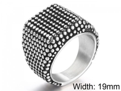 HY Wholesale 316L Stainless Steel Rings-HY0011R352