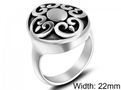 HY Wholesale 316L Stainless Steel Rings-HY0011R497