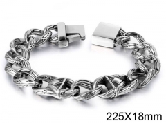 HY Wholesale Steel Stainless Steel 316L Bracelets-HY0011B155