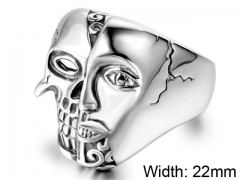 HY Wholesale 316L Stainless Steel Rings-HY0011R512