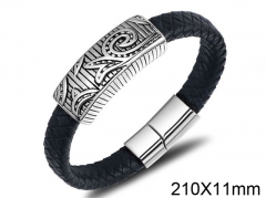 HY Wholesale Jewelry Fashion Bracelets (Leather)-HY0011B281