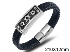 HY Wholesale Jewelry Fashion Bracelets (Leather)-HY0011B140