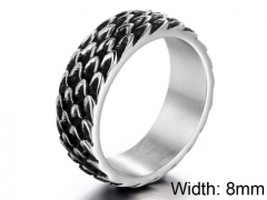 HY Wholesale 316L Stainless Steel Rings-HY0011R347