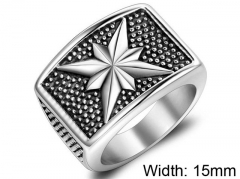 HY Wholesale 316L Stainless Steel Rings-HY0011R554