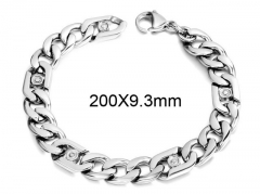 HY Wholesale Steel Stainless Steel 316L Bracelets-HY0011B191