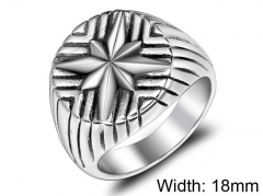 HY Wholesale 316L Stainless Steel Rings-HY0011R370