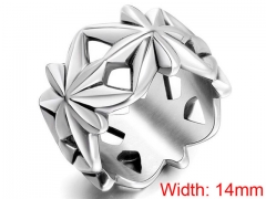HY Wholesale 316L Stainless Steel Rings-HY0011R384