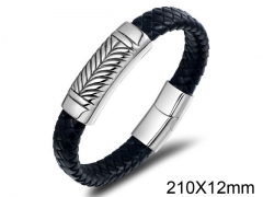 HY Wholesale Jewelry Fashion Bracelets (Leather)-HY0011B164