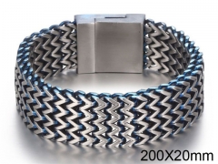 HY Wholesale Steel Stainless Steel 316L Bracelets-HY0011B204